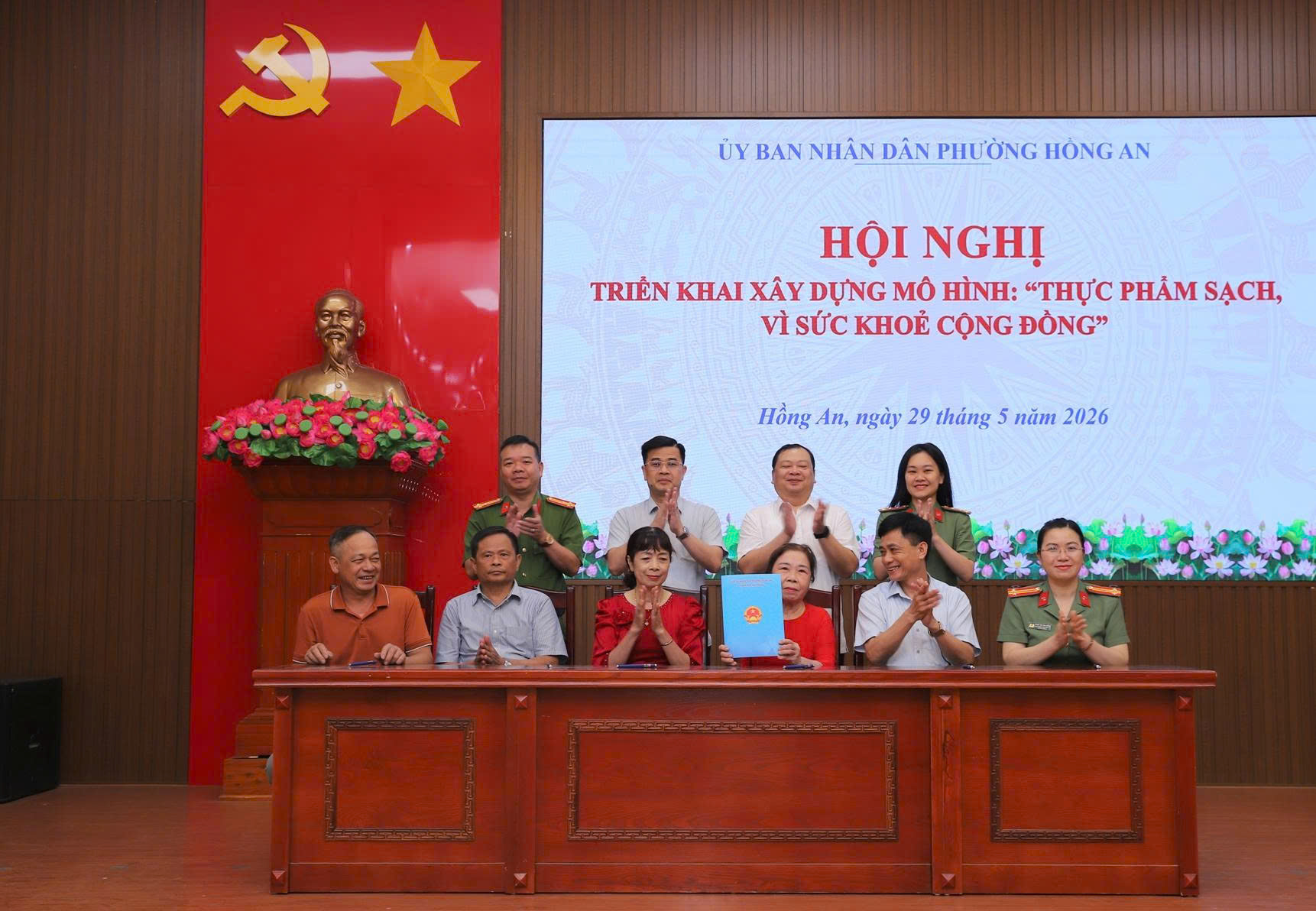 Phường Hồng An triển khai mô hình “Thực phẩm sạch, vì sức khỏe cộng đồng”